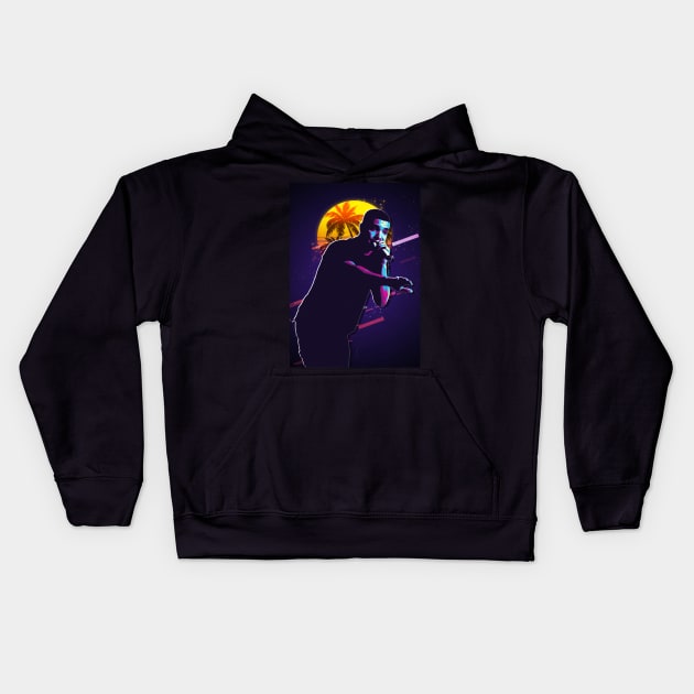 Drake Rapper Kids Hoodie by Sakent